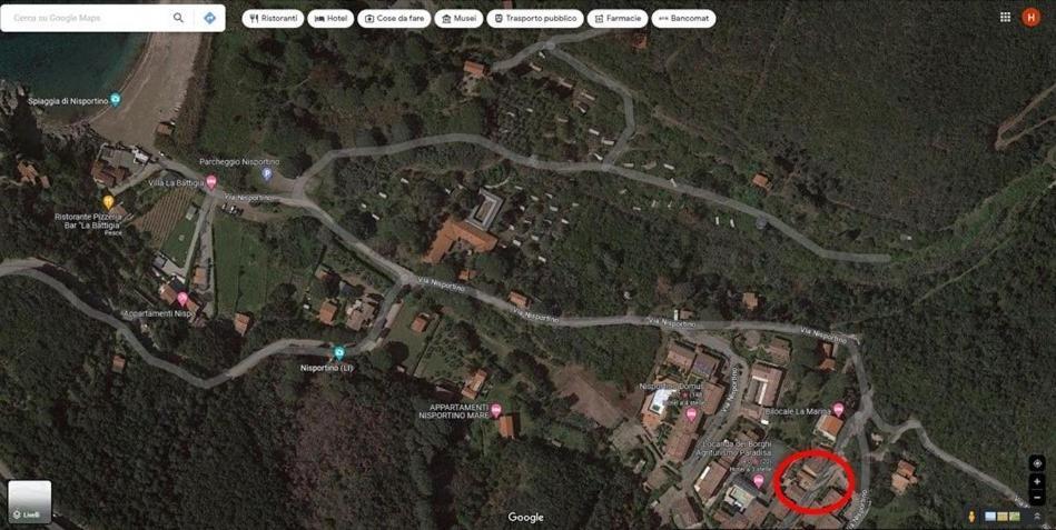 Nisportino, Elba. Bilocale Con Patio Vista Mare. Villa Casale Gastagno Eksteriør bilde