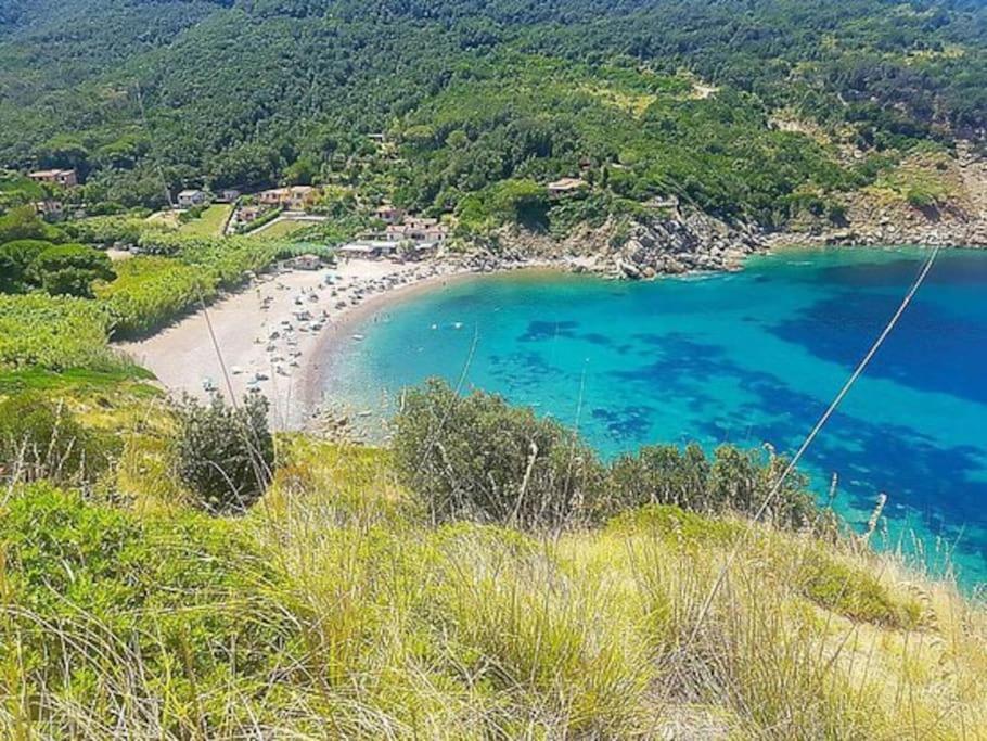 Nisportino, Elba. Bilocale Con Patio Vista Mare. Villa Casale Gastagno Eksteriør bilde